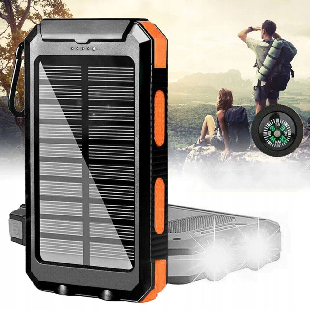 POWERBANK SOLAR WATERPROOF INDUCTION 26800mAh Fast Power Supply