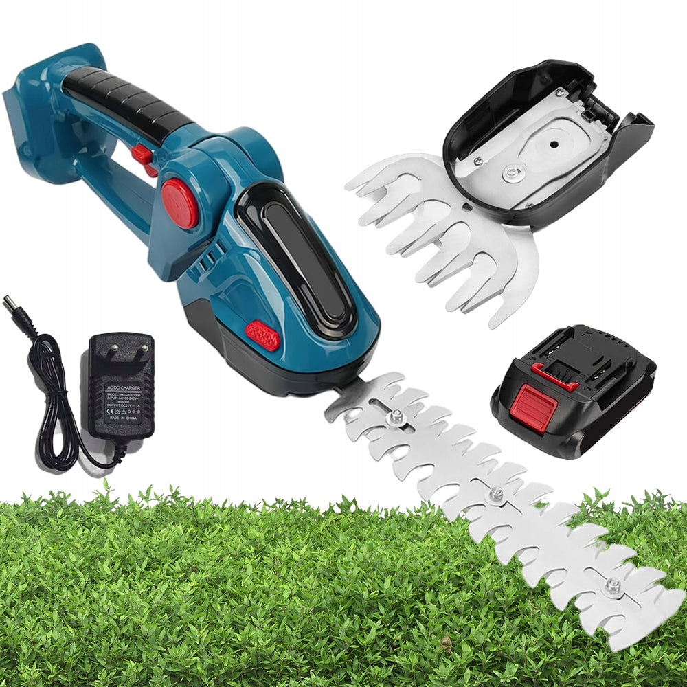 POWERFUL 24V+1.5AH AKU CORDLESS SHRUB GRASS HEDGE TRIMMER LIGHT