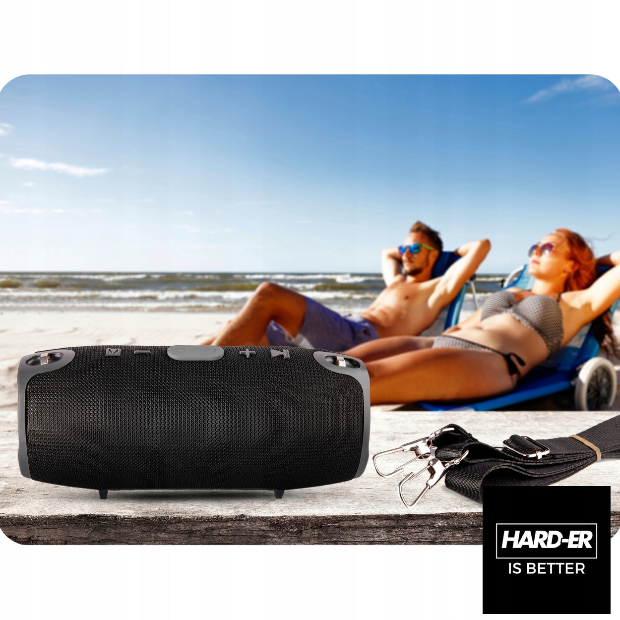 POWERFUL 40W BLUETOOTH WIRELESS BOOMBOX SPEAKER PORTABLE WITH FM RADIO Manufacturer code 590667020600