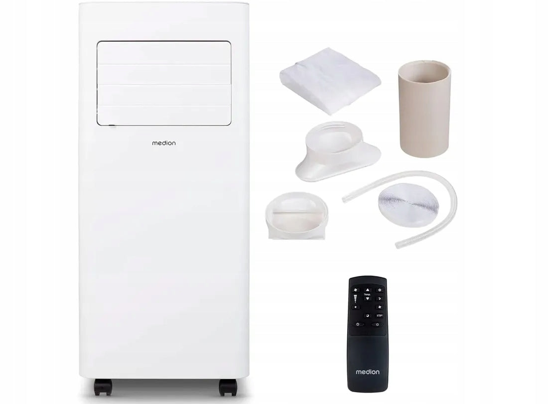 POWERFUL AIR CONDITIONER DEHUMIDIFIER PORTABLE 25M2 7000BTU WHITE REMOTE CONTROL