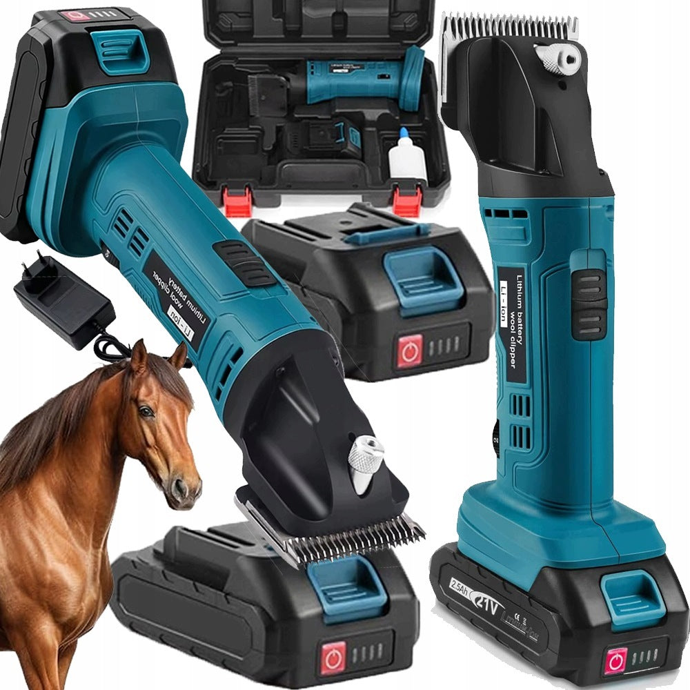 POWERFUL ANIMAL SHEEP CLIPPER 500W CORDLESS 2XAKU 21V