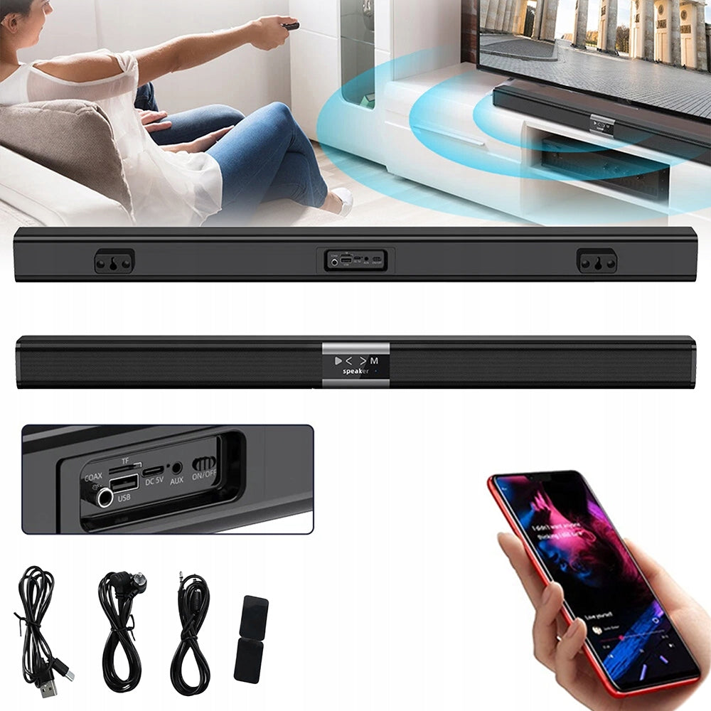 POWERFUL BLUETOOTH SOUNDBAR USB SPEAKER TV Bluetooth AUX SET Brand no brand