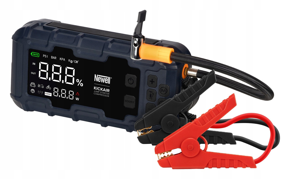 POWERFUL BOOSTER START JUMP STARTER DEVICE COMPRESSOR 2000A Brand Newell