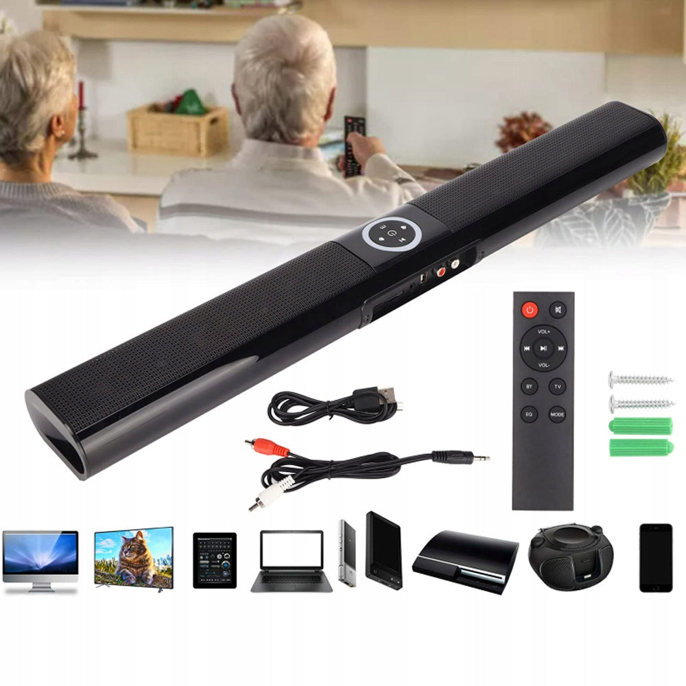 POWERFUL Bluetooth 5.0 TWS SOUNDBAR for TV, Home Theater, Subwoofer