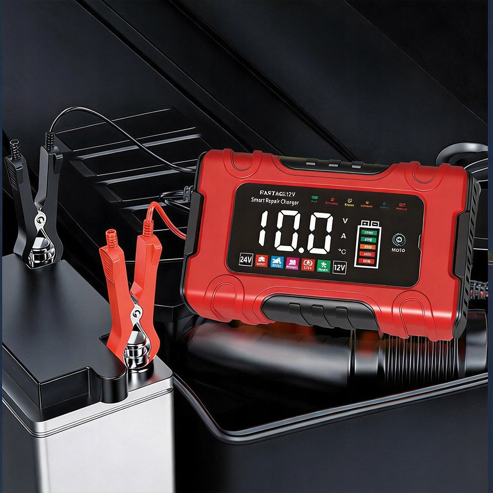 POWERFUL CAR LCD RECTIFIER 12V 24V BATTERY CHARGER AGM GEL Brand no brand