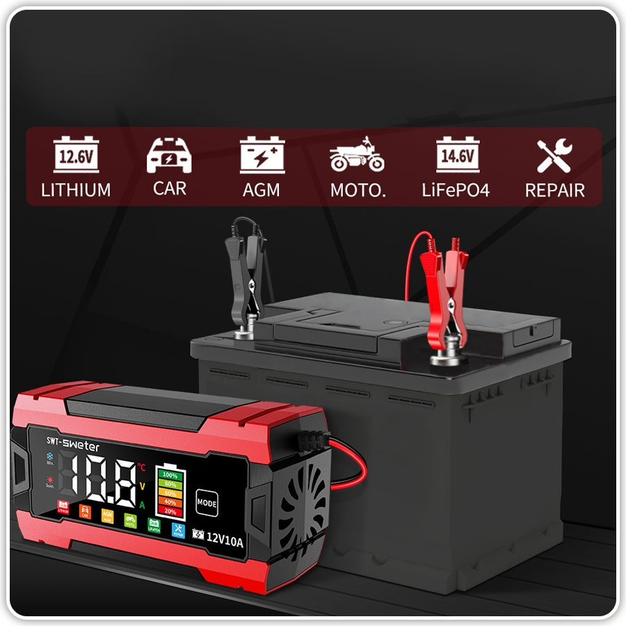 POWERFUL CAR RECTIFIER AUTOMATIC BATTERY REPAIR 24V 12V 10A Manufacturer's catalog number PROSTOWNIK 12V 10A