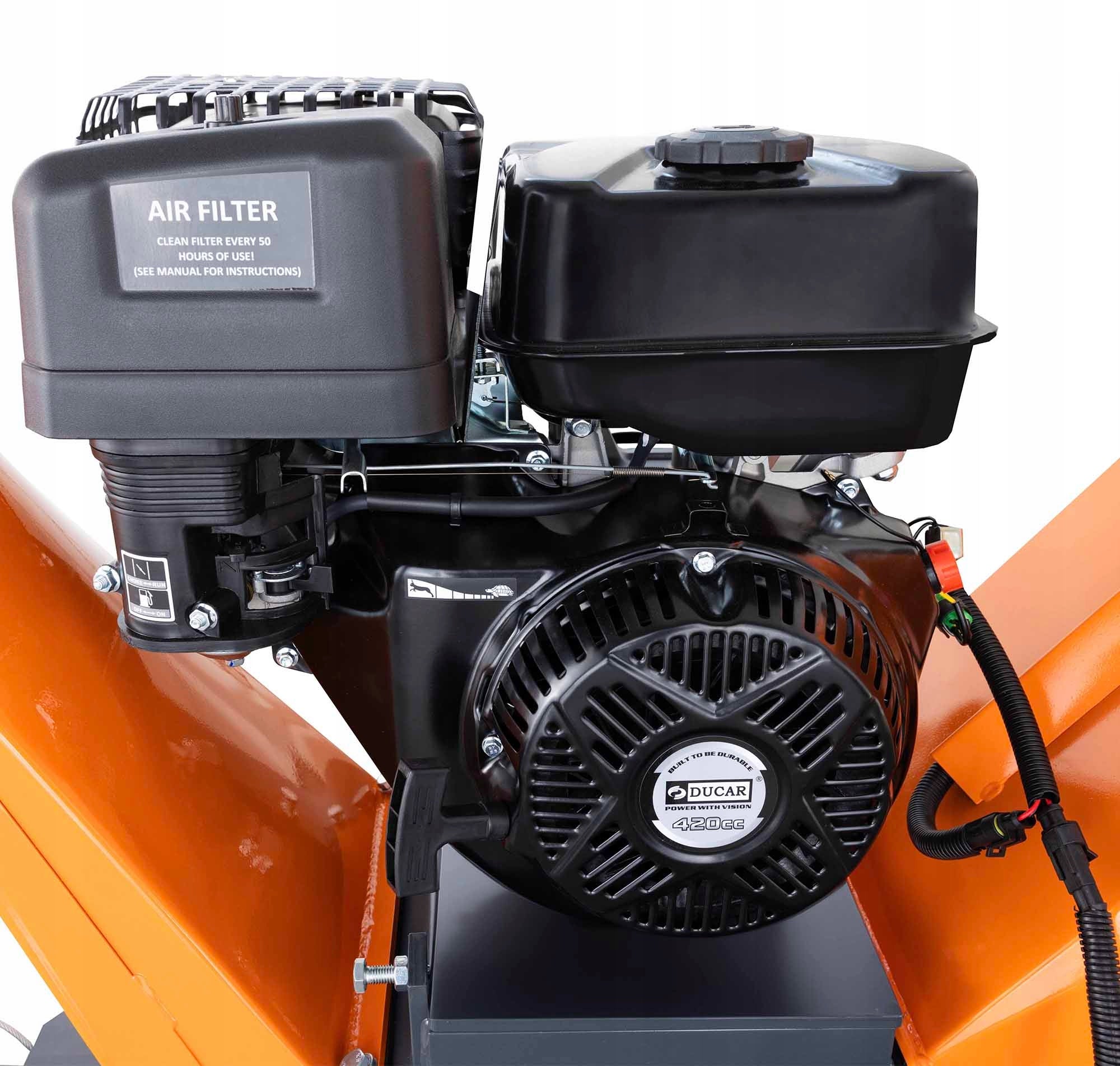 POWERFUL CHIPPER COMBUSTION SHREDDER FOR BRANCHES 15KM R1500R WOODGRAIN + OIL Manufacturer code R1500R