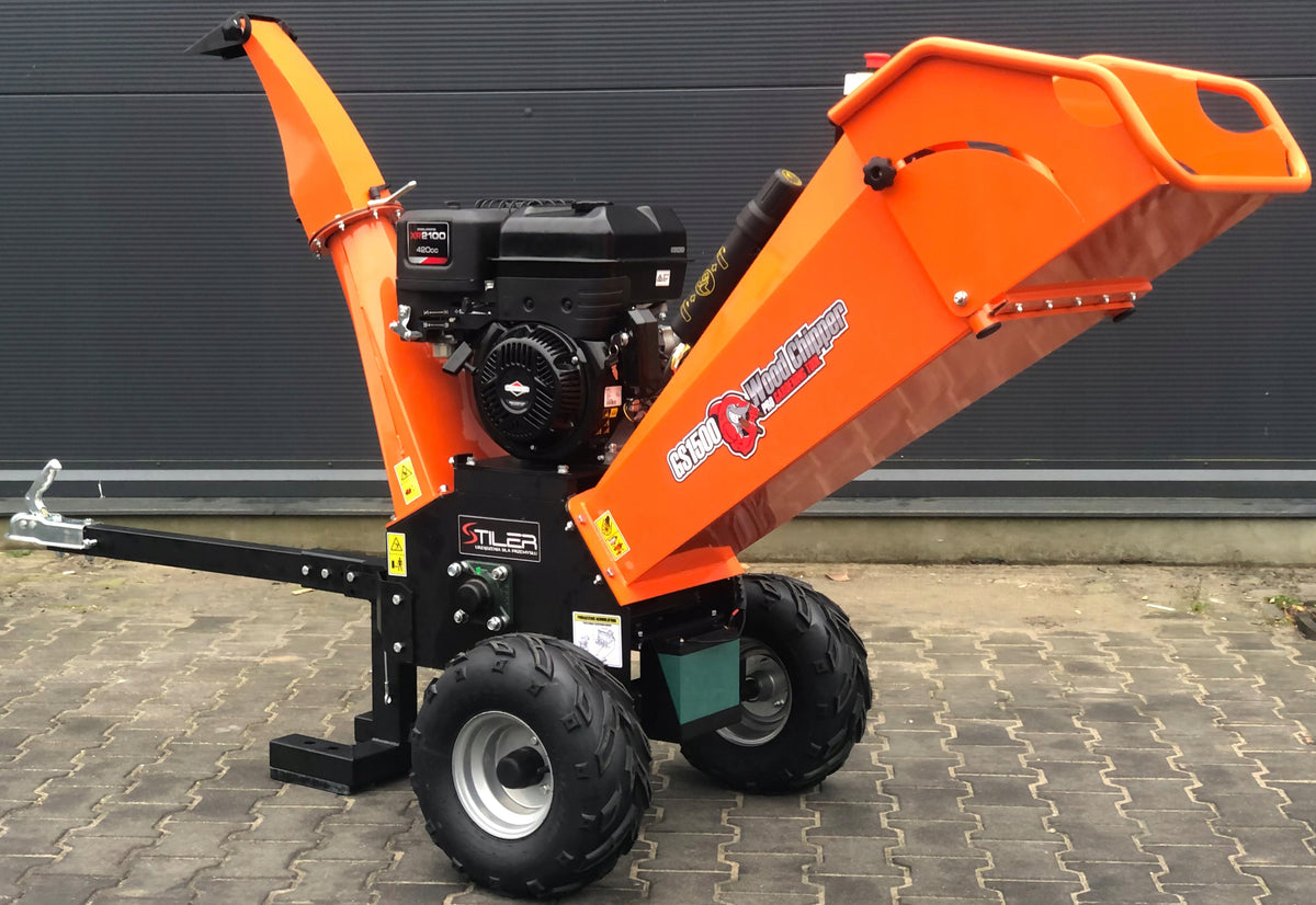 POWERFUL CHIPPER SHREDDER FOR BRANCHES STILER ENGINE B&S 13,5KM STARTER W24H Packaging status original