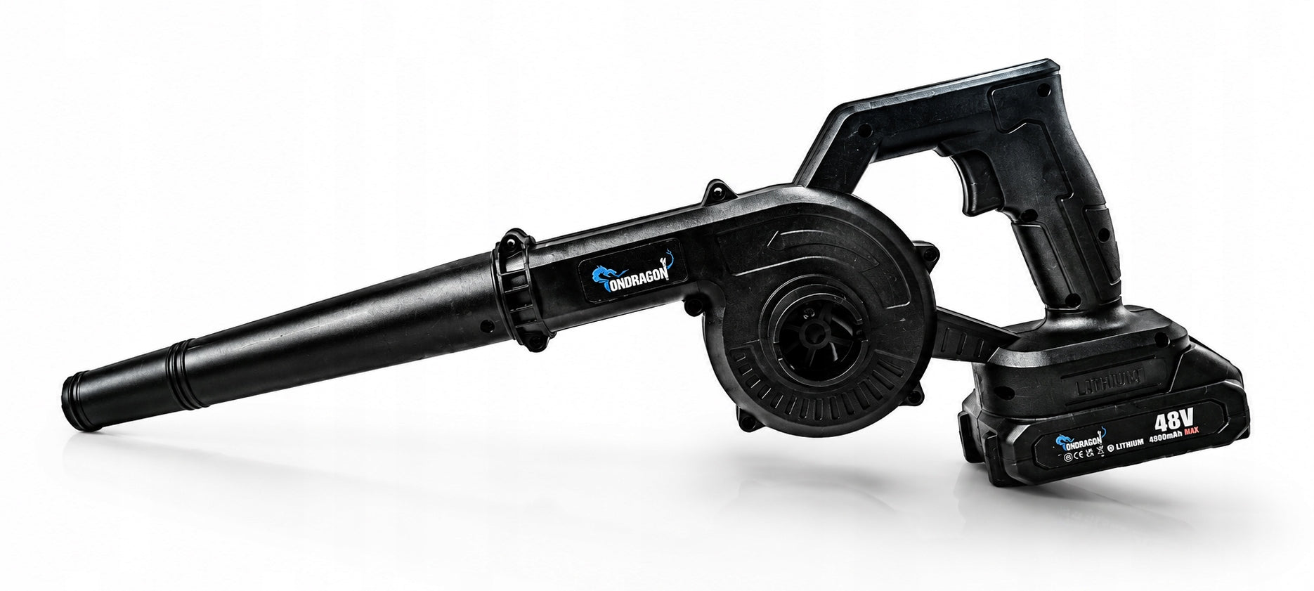 POWERFUL CORDLESS BLOWER HANDHELD GARDEN VACUUM CLEANER FOR LEAVES 2in1 48v 4Ah Power supply rechargeable battery