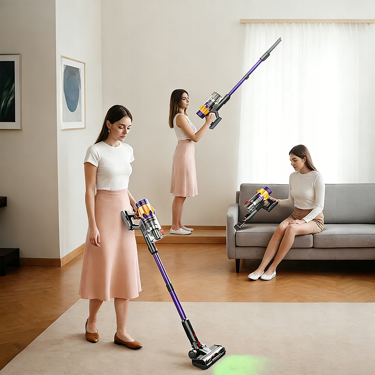 POWERFUL CORDLESS CYCLONE VACUUM CLEANER Model 6953133272568
