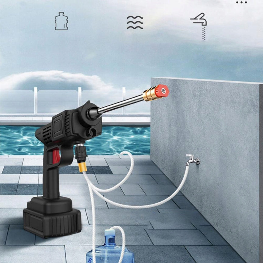POWERFUL CORDLESS PRESSURE WASHER 200BAR 88VF + 2X AKU Maximum pressure 60 bar