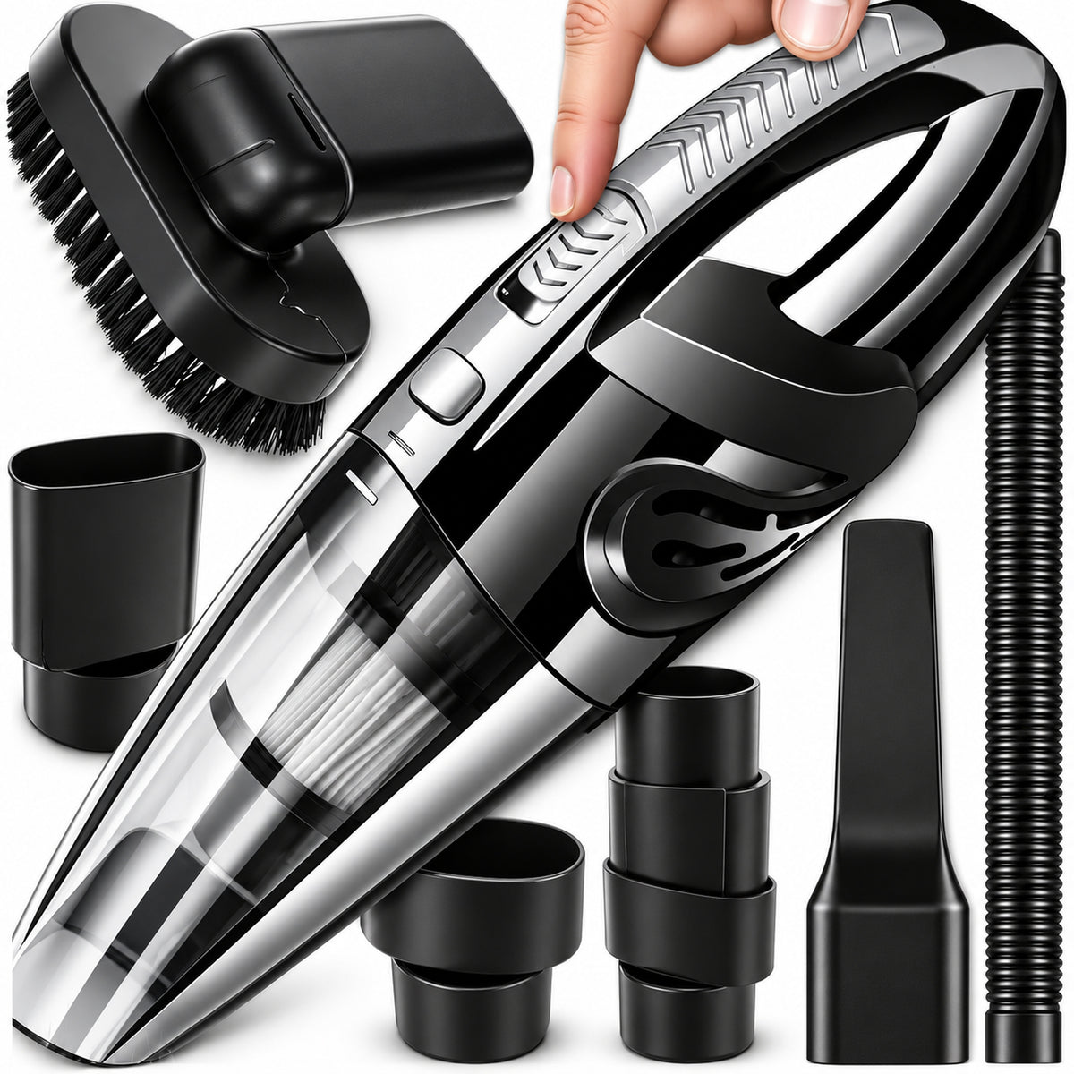 POWERFUL Cordless CAR VACUUM CLEANER + Tips
