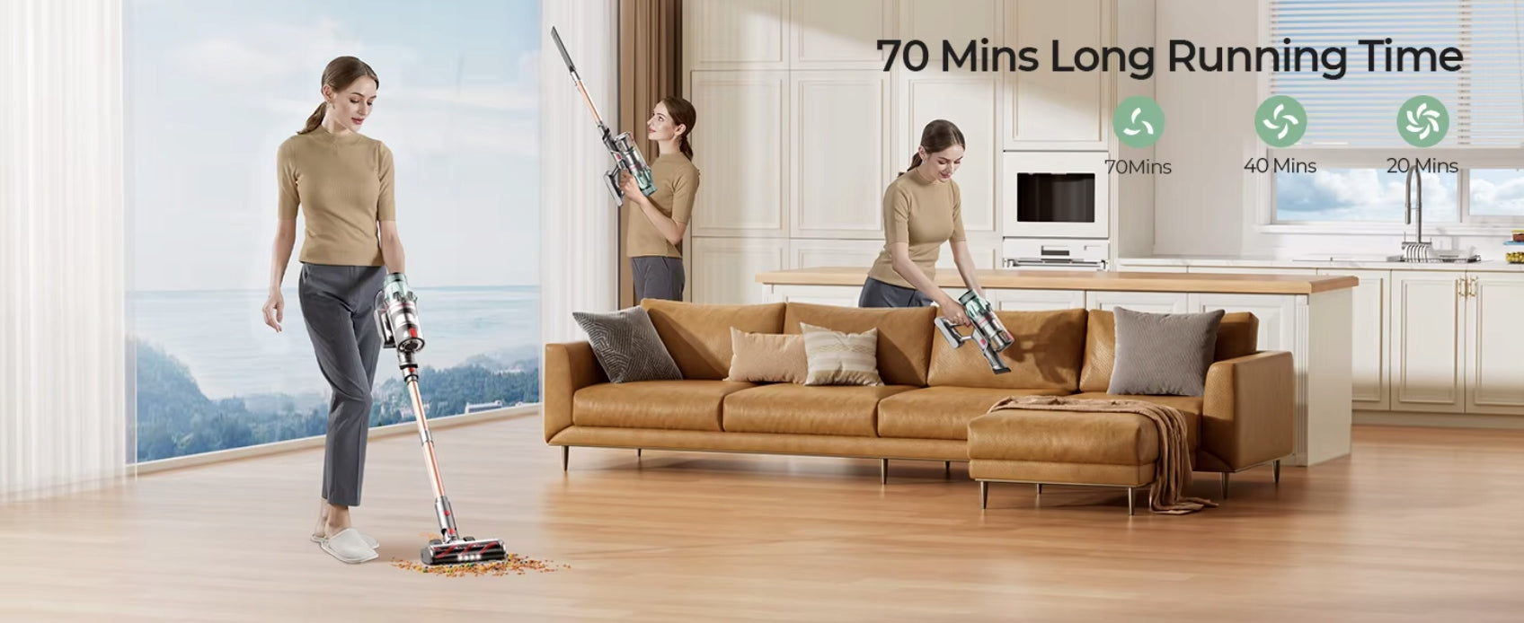 POWERFUL Cordless Upright Vacuum Cleaner Laresar V7 PRO NEWEST 650W 2026 Manufacturer code LEA ODKURZACZ PIONOWY BEZPRZEWODOWY