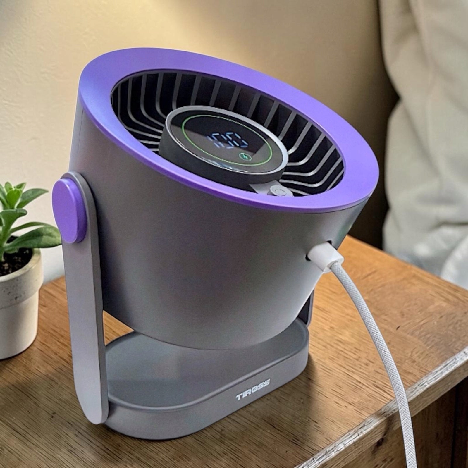 POWERFUL DESK FAN HOME Mini TABLE FAN QUIET USB-C LCD Brand no brand