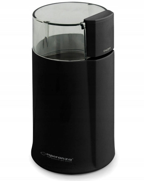 POWERFUL ELECTRIC COFFEE GRINDER BLACK Brand Esperanza