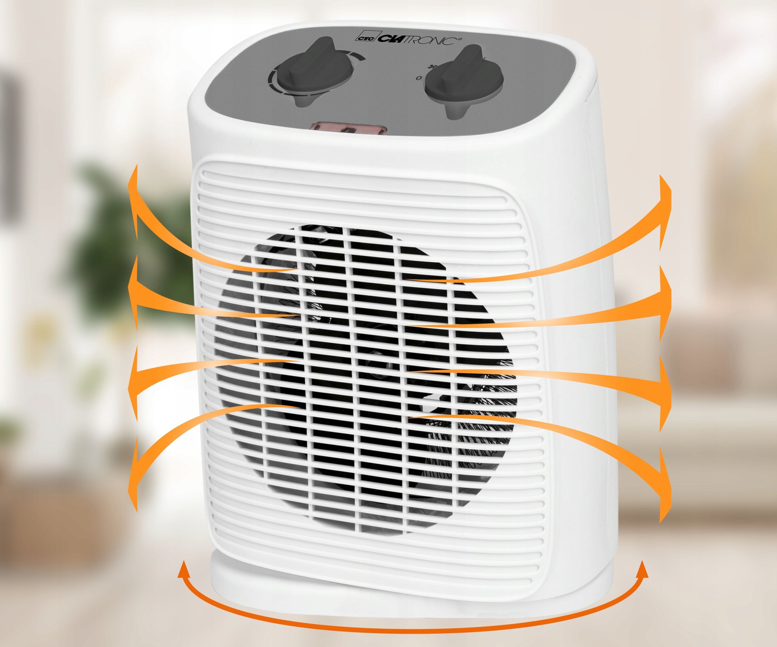 POWERFUL ELECTRIC HEATER FAN FARELKA THERMOSTAT 2000 IN CLATRON Brand Clatronic