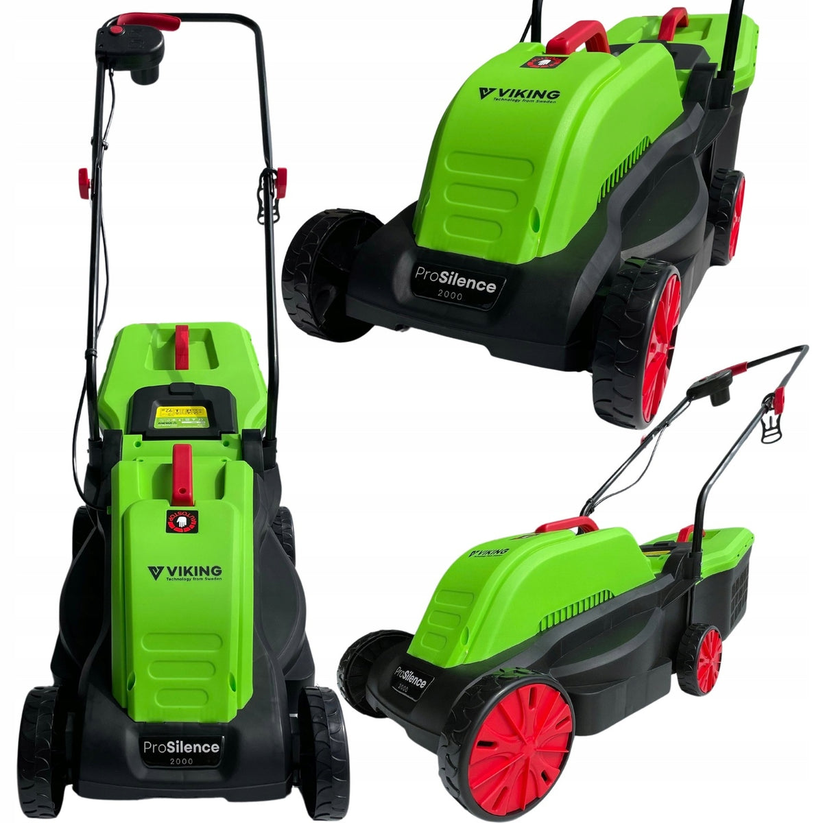 POWERFUL ELECTRIC LAWN MOWER WITH INDUCTION MOTOR 2000 W - VIKING