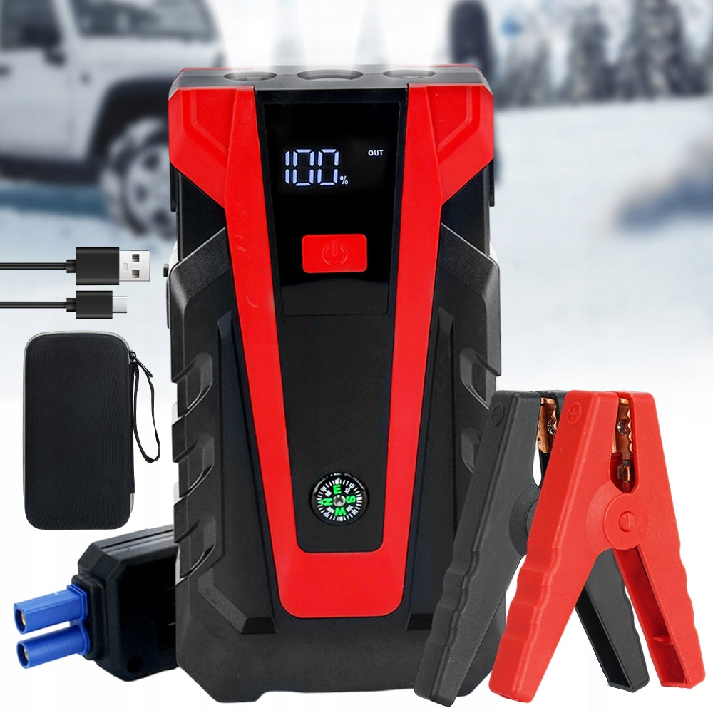 POWERFUL EMERGENCY CAR POWER SOURCE PORTABLE DEVICE 12V 6000mAh Product weight with unit packaging 0.91 kg