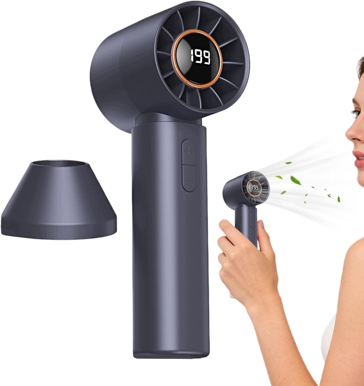 POWERFUL FAN VETIVER FAN MINI HANDHELD BATTERY DESK DISPLAY Manufacturer code Q60