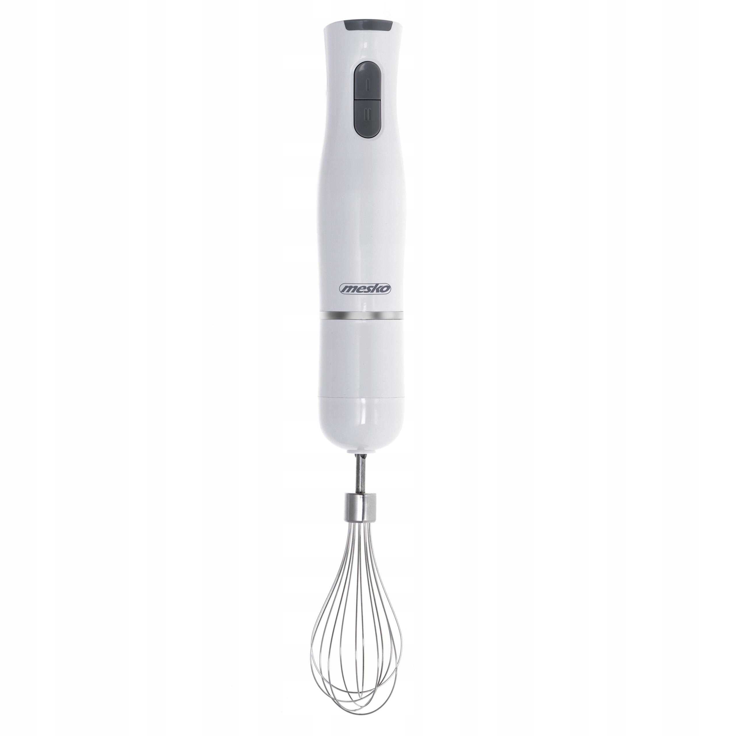 POWERFUL HAND BLENDER MULTIFUNCTIONAL STEEL BLADES WHISK SHREDDER Dominant color white