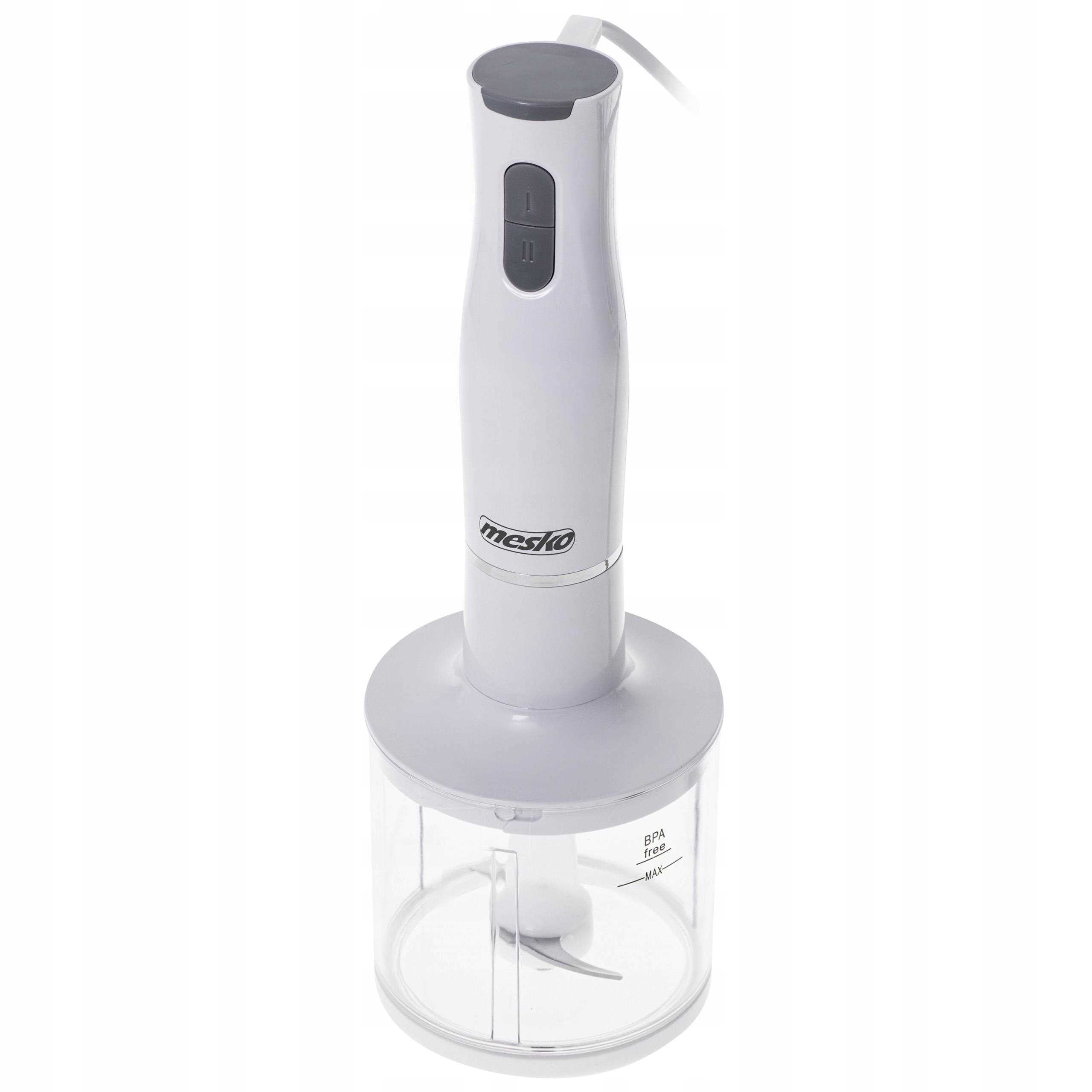 POWERFUL HAND BLENDER MULTIFUNCTIONAL STEEL BLADES WHISK SHREDDER Power rating 80 W