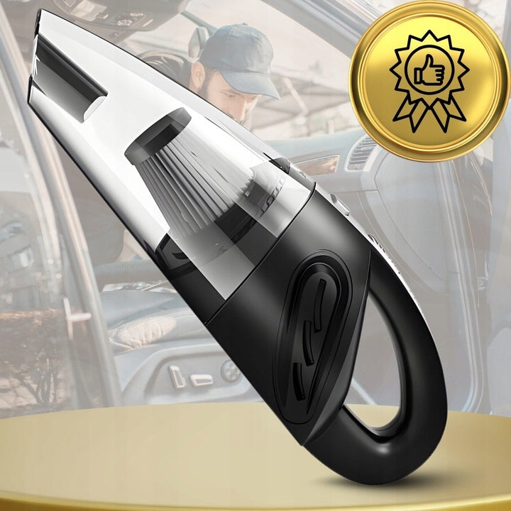 POWERFUL HANDHELD CORDLESS CAR VACUUM CLEANER 120W HEPA FILTER + TIPS Packaging status original
