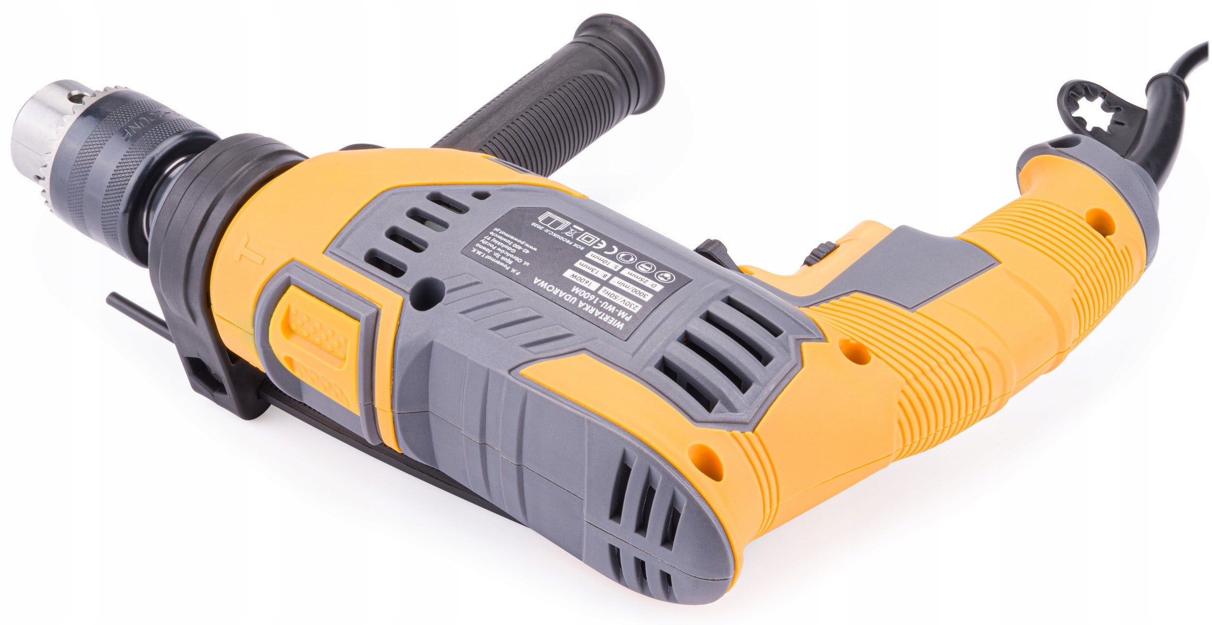 POWERFUL IMPACT DRILL 1600W 13MM IMPACT ADJUSTMENT Drill weight 1.6 kg