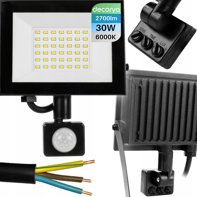 POWERFUL LED FLOODLIGHT CONSTRUCTION SPOTLIGHT FOR GARAGE WORKSHOP PARKING IP65