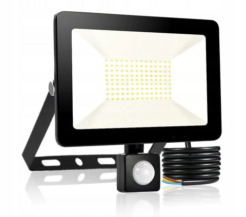 POWERFUL LED LAMP WITH MOTION AND DUSK SENSOR 50W OUTDOOR OVER GARAGE Brand Azaris