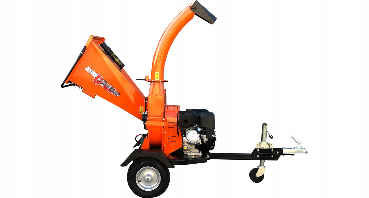 POWERFUL PETROL COMBUSTION CHIPPER STILER BRANCH CHIPPER CHASSIS 13.5 HP B&S Manufacturer code RĘBAK SPALINOWY MOBILNY 13,5 km