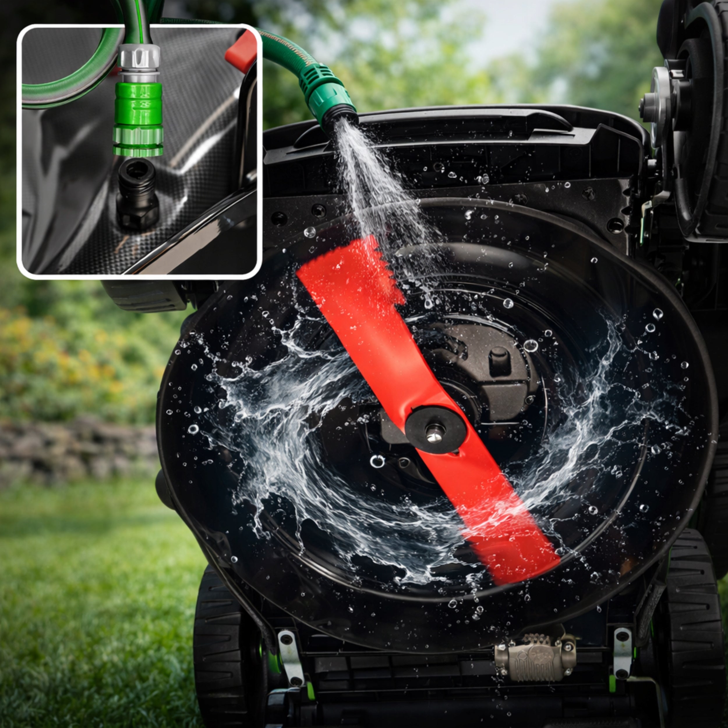 POWERFUL PETROL MOWER WITH 53CM DRIVE ENGINE 196CC REVERSE NEW MODEL 9IN1 Basket capacity 60 l