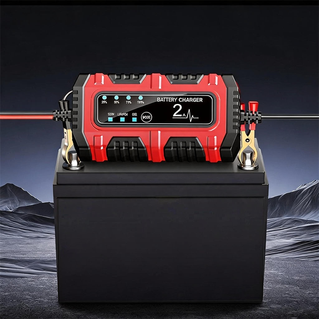 POWERFUL SMART CAR RECTIFIER BATTERY CHARGER RED Packaging status original