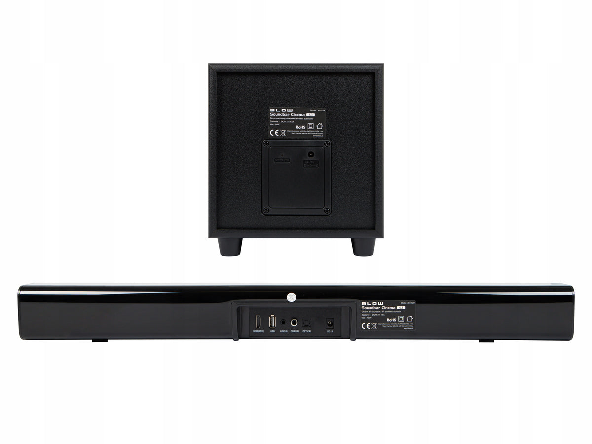 POWERFUL SOUNDBAR BLUETOOTH SPEAKER 4.1 USB HDMI TV 120W AUX SET Model 550380391