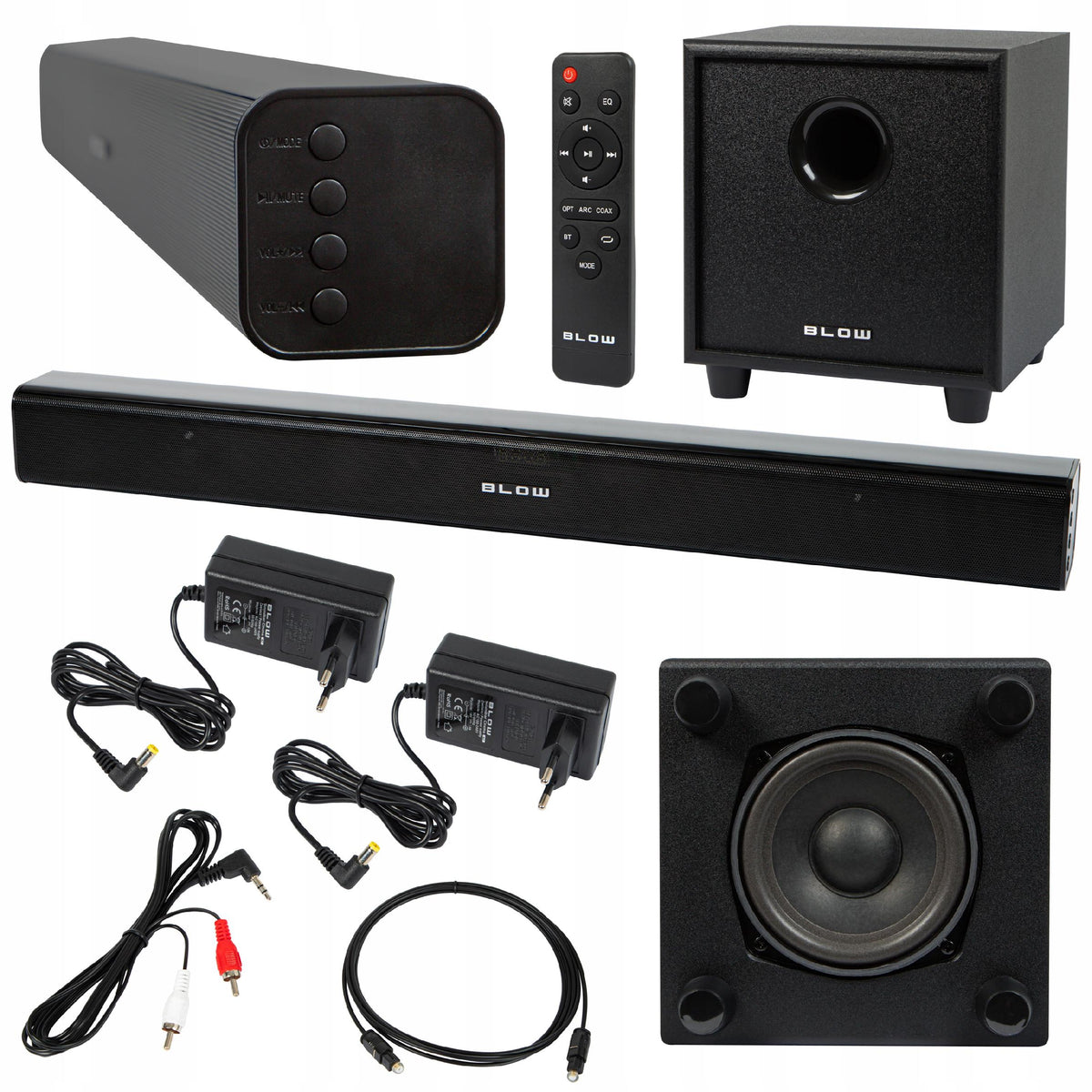 POWERFUL SOUNDBAR BLUETOOTH SPEAKER 4.1 USB HDMI TV 120W AUX SET