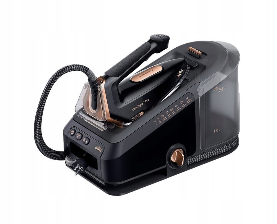 POWERFUL STEAM GENERATOR IRON WITH STEAM STATION BRAUN CareStyle 7 Pro 2700W Brand Braun