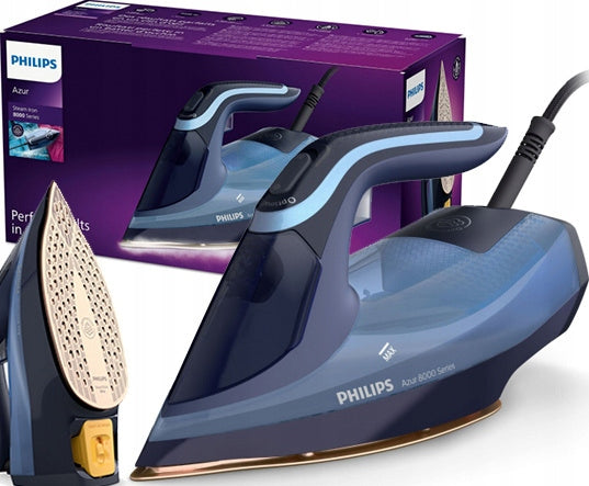 POWERFUL STEAM IRON PHILIPS Azur Series 8000 DST8020/20 3000W 55 g/min