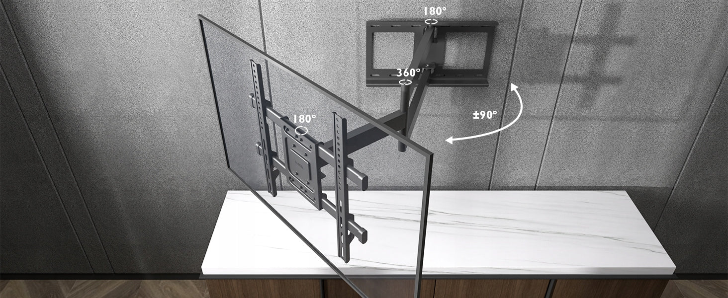 POWERFUL TV Mount with Arm 32-70" 400x400mm to 60kg VESA Packaging status original