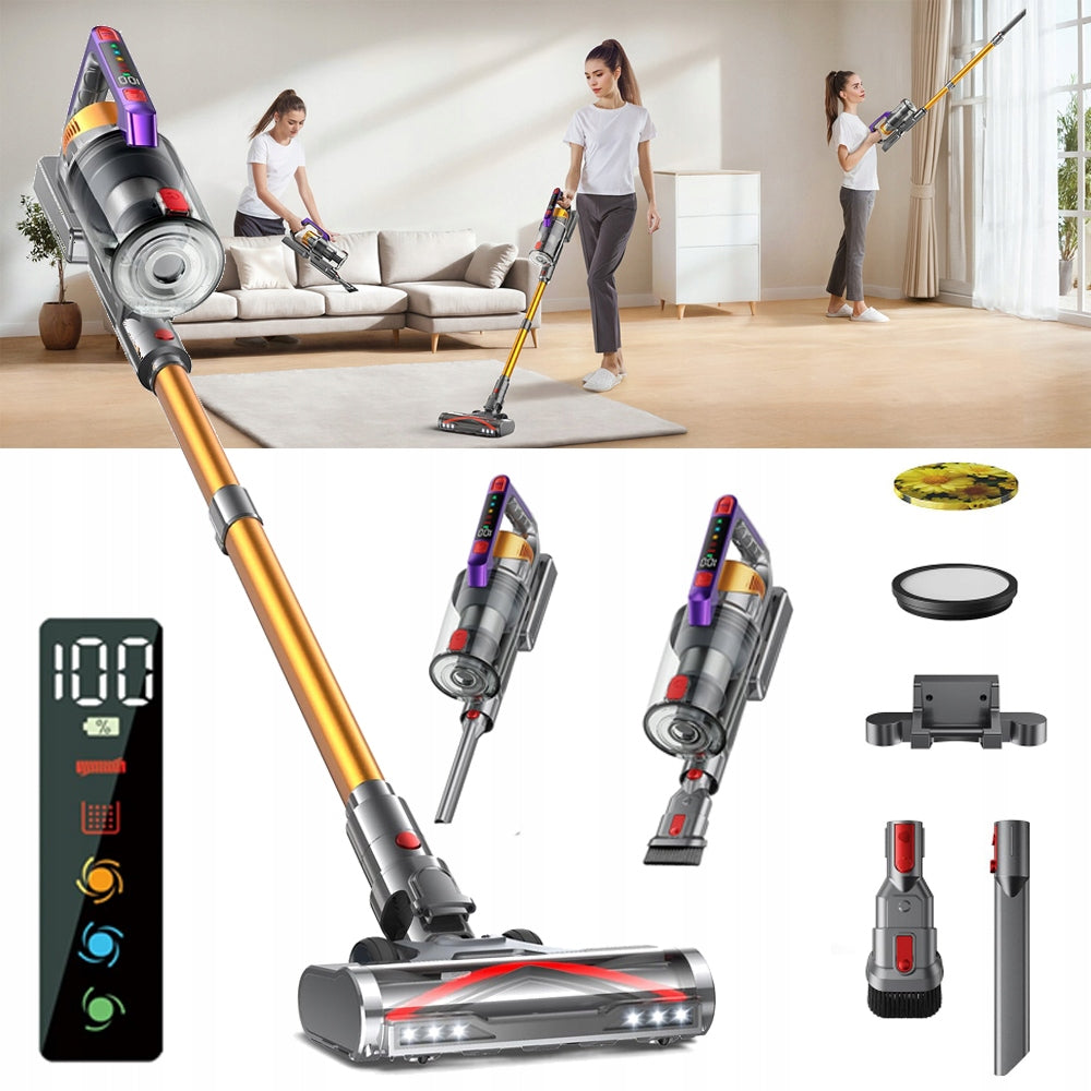 POWERFUL UPRIGHT CORDLESS VACUUM CLEANER FOR HOME 350W 29KPA Manufacturer no brand