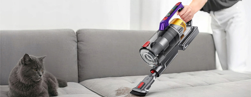POWERFUL UPRIGHT LED VACUUM CLEANER CORDLESS HIGH PERFORMANCE FILTRATION 550W Manufacturer Bedee