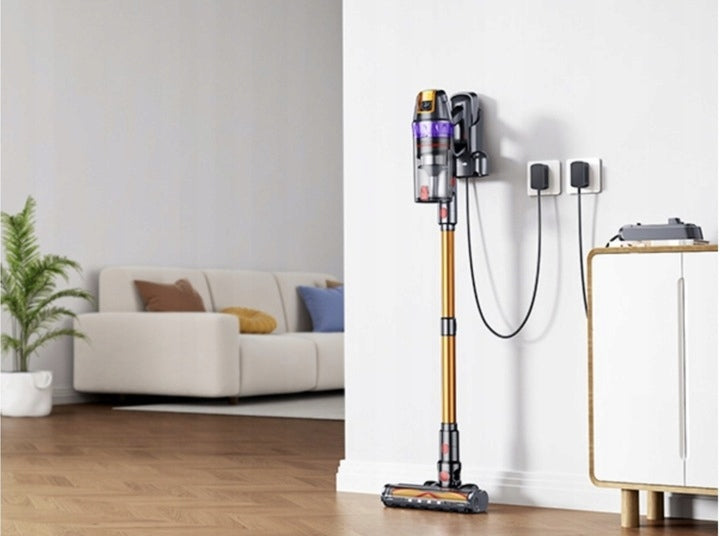 POWERFUL Upright Vacuum Cleaner Buture VC90 yellow/gold 65KPa 600W Manufacturer code VC90
