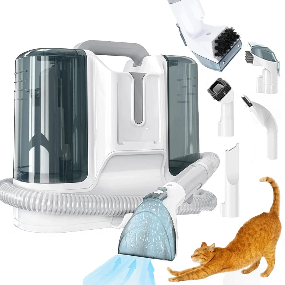 POWERFUL VACUUM CLEANER CARPET FABRIC CLEANING MACHINE 11 KPA 450W +6 HEADS