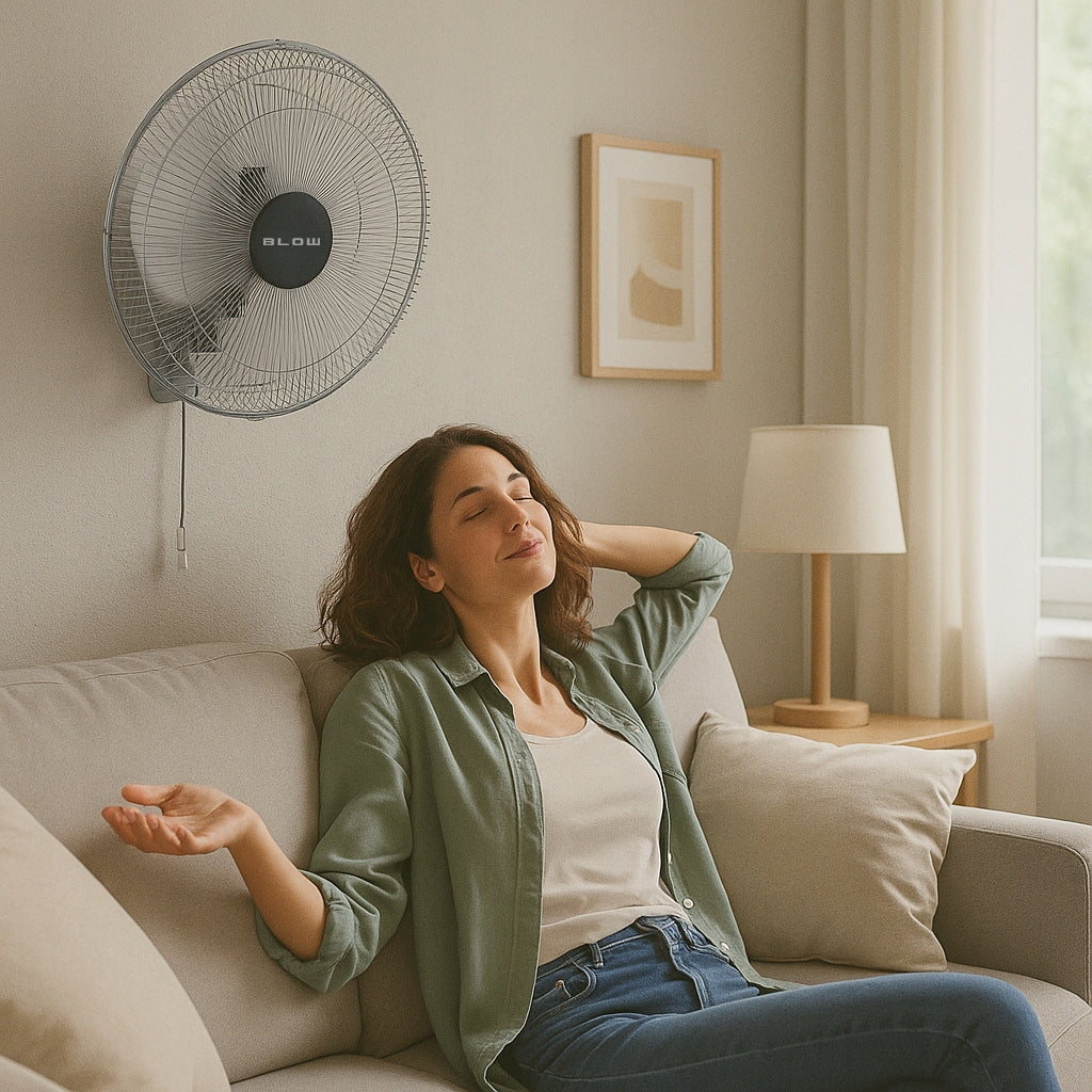 POWERFUL WALL FAN 220W 50CM CIRCULATOR QUIET Manufacturer code 44-659#