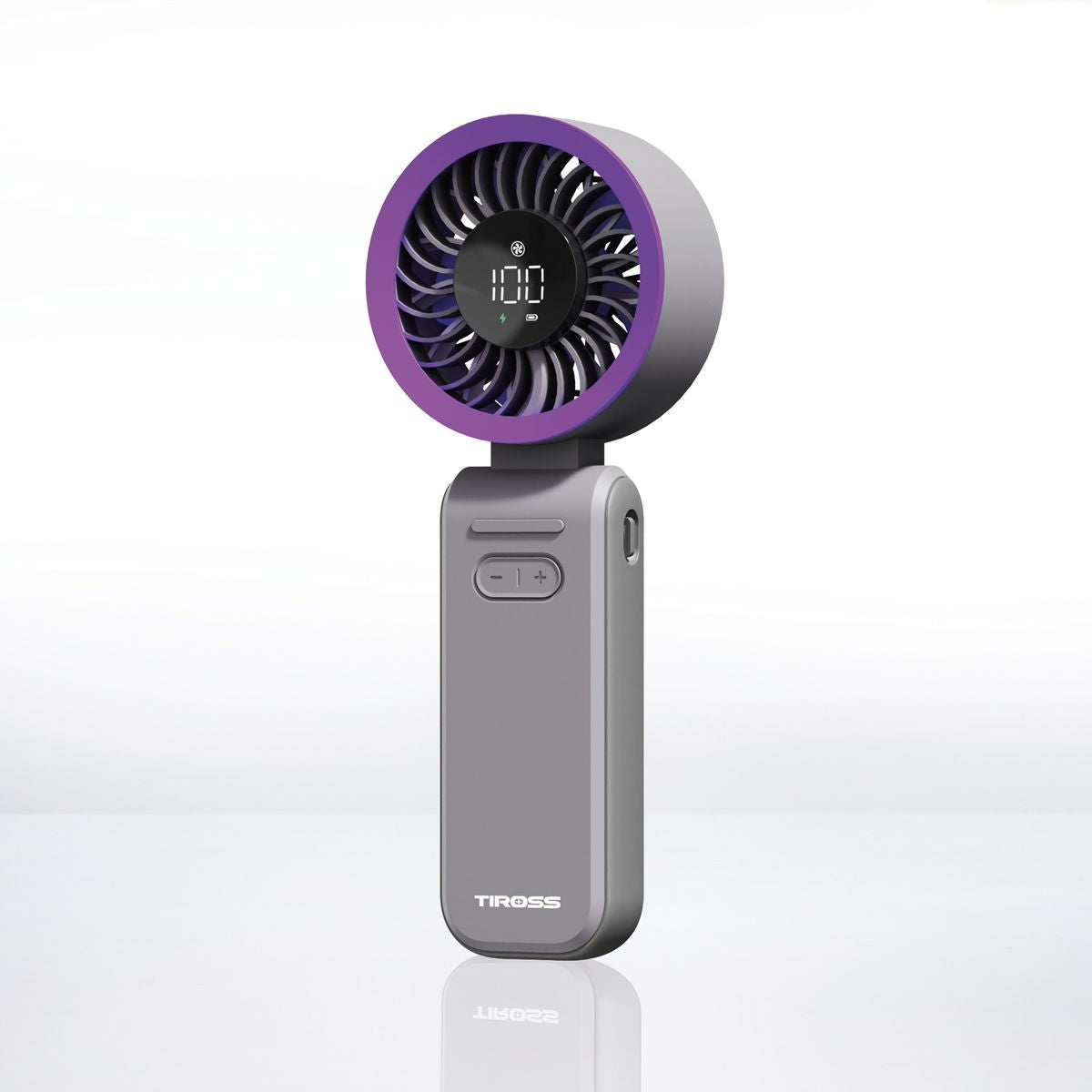 POWERFUL WINDMILL PORTABLE MINI DESK FAN QUIET 3600mAh USB