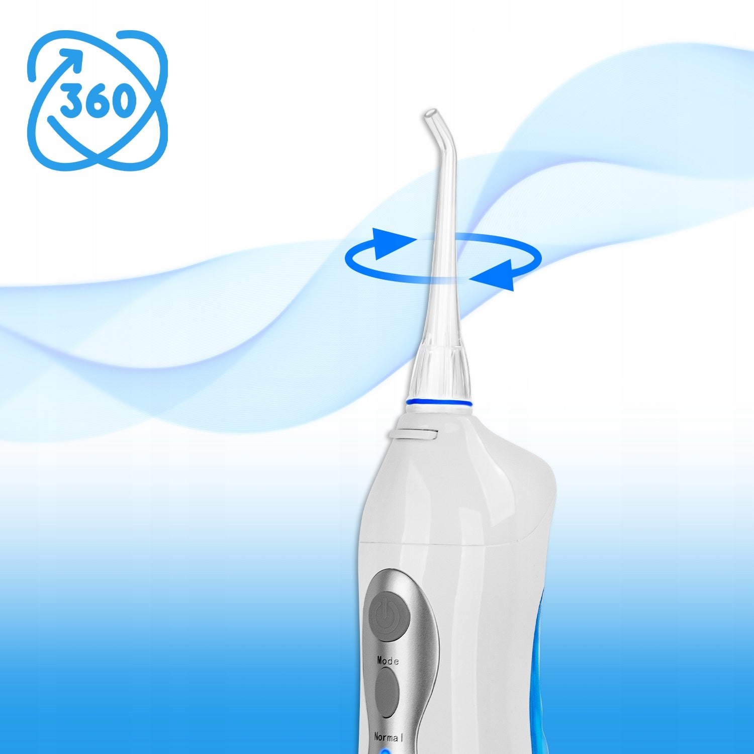 POWERFUL Wireless Oral Dental IRRIGATOR for Teeth 4x TIPS Power supply rechargeable battery