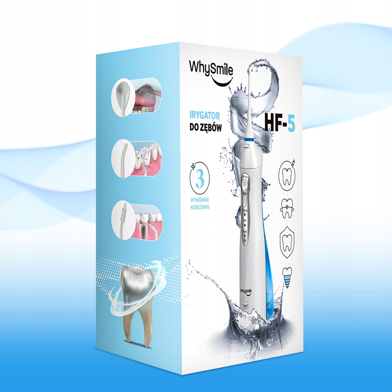 POWERFUL Wireless Oral Dental IRRIGATOR for Teeth 4x TIPS Tank capacity 150 ml