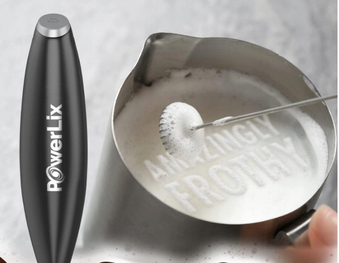 POWERLIX MANUAL MILK FROTHER BLACK 19000 rpm Brand no brand