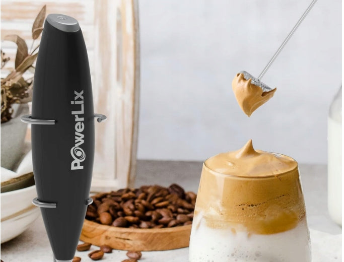 POWERLIX MANUAL MILK FROTHER BLACK 19000 rpm