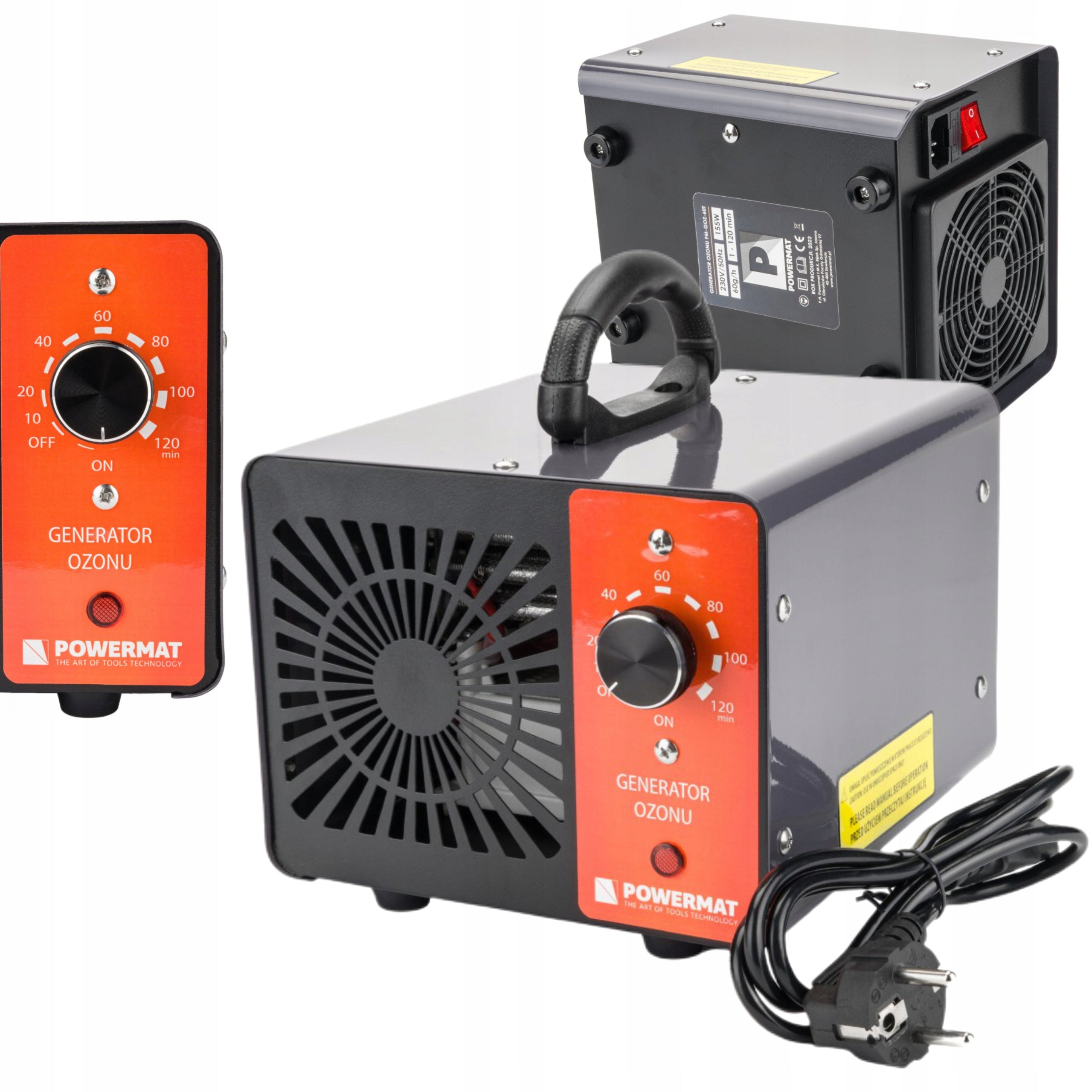 POWERMAT OZONE GENERATOR POWERFUL 60 000 MG/H OZONATOR + TIMER PM-GOZ-60T