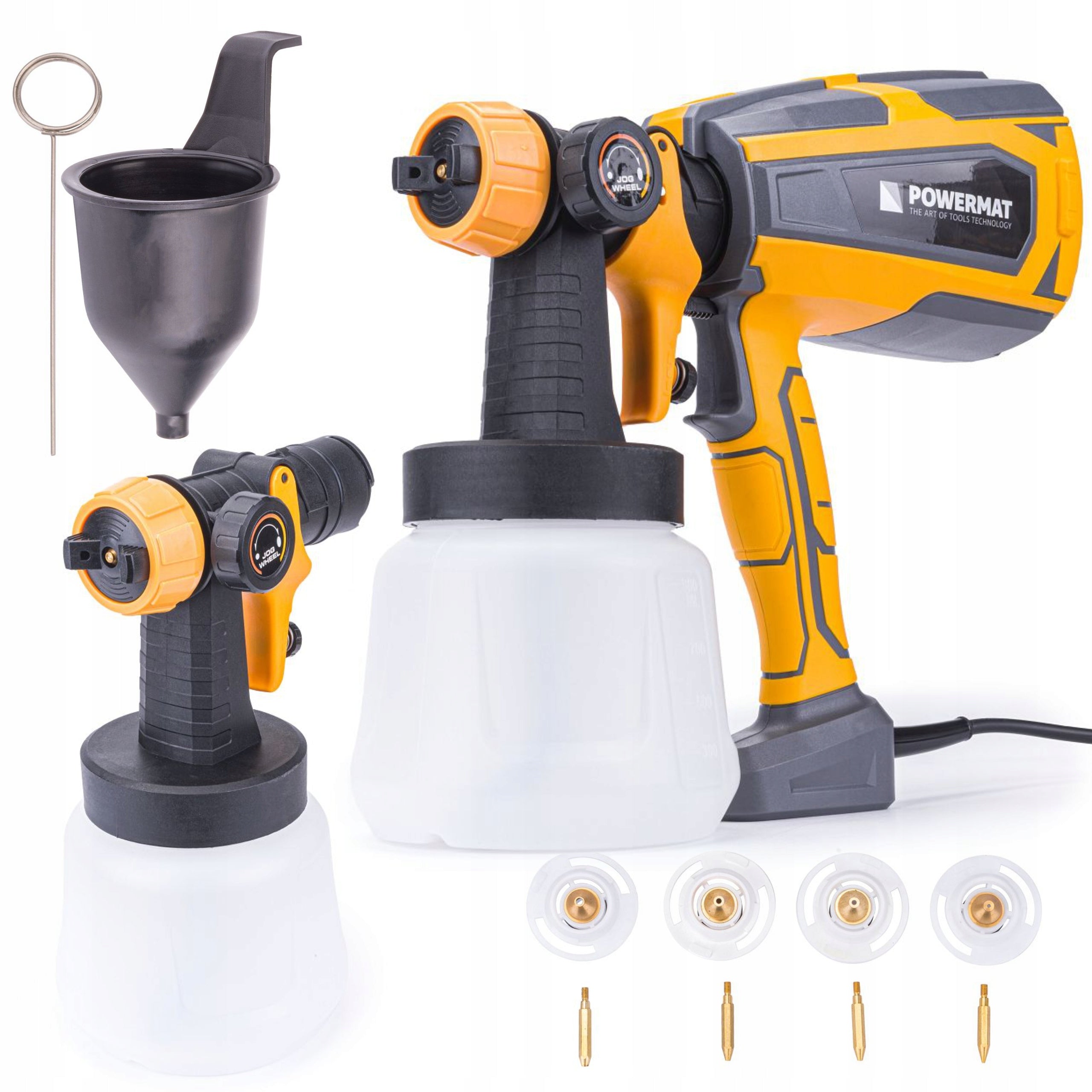 POWERMAT PAINT SPRAYER ELECTRIC PAINT GUN + 4 NOZZLES
