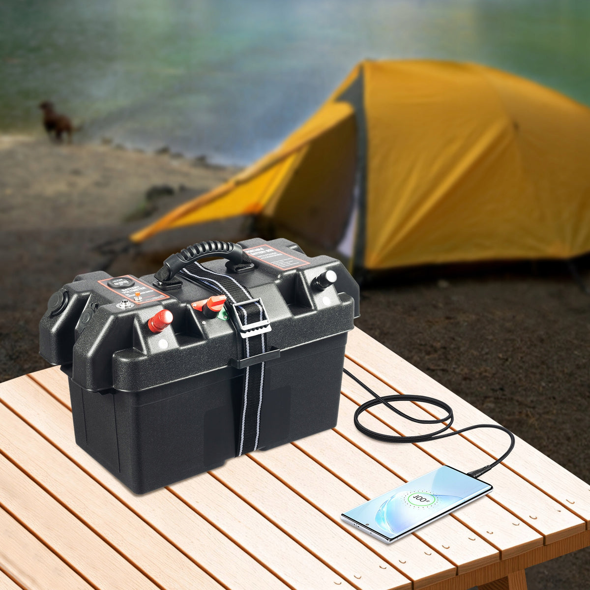 PP MULTI FUNCTIONAL BATTERY BOX DUAL USB PORT SMART BATTERY BOX Manufacturer code AG251005019159